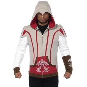 Assassin's Creed II Ezio Costume Hooded Jacket Size Large 42-44